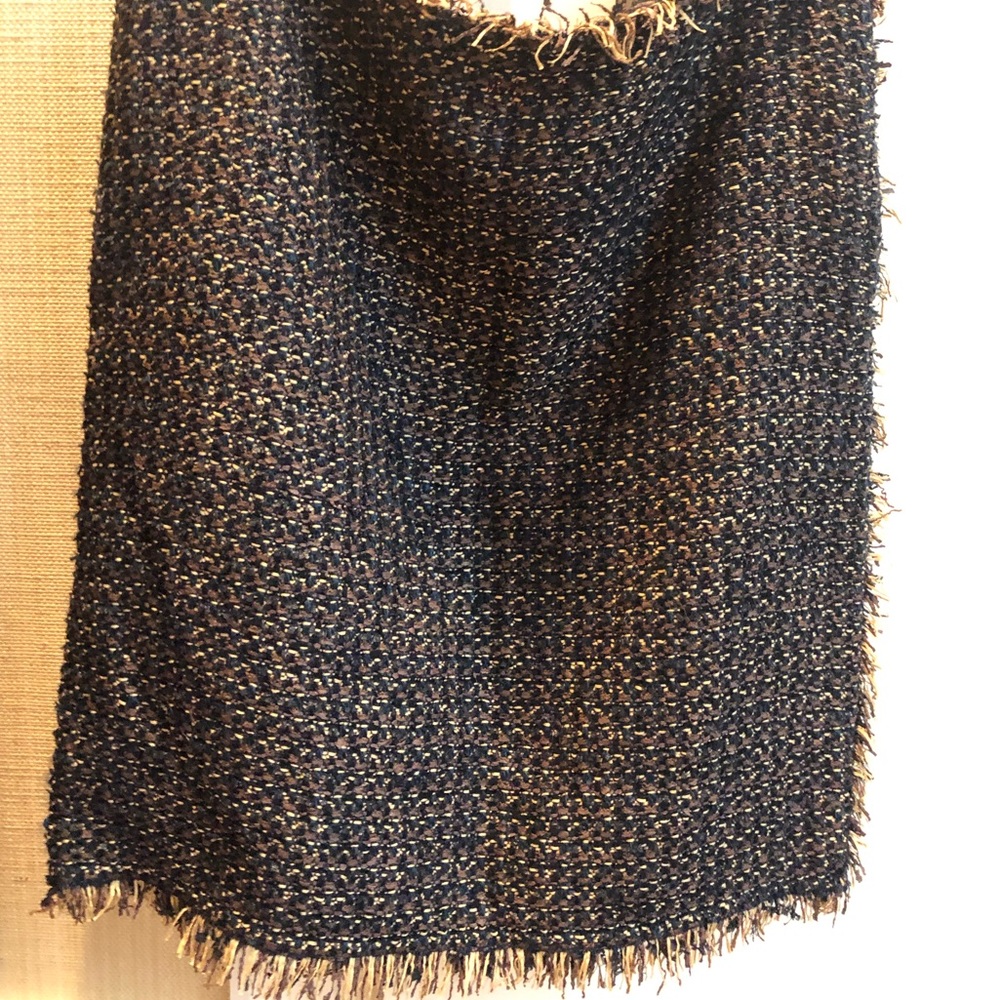 Lanvin Tweed Pencil Skirt